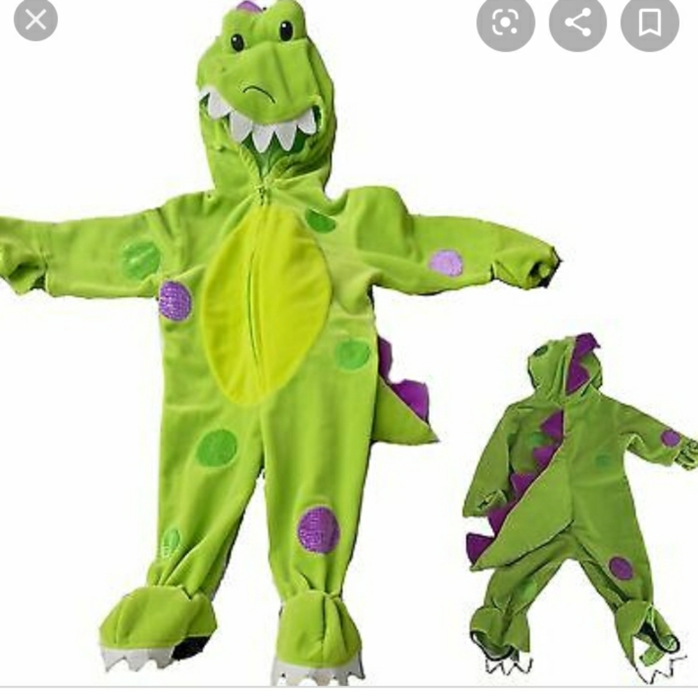 Dragon Costume Neon Green Size 18 months